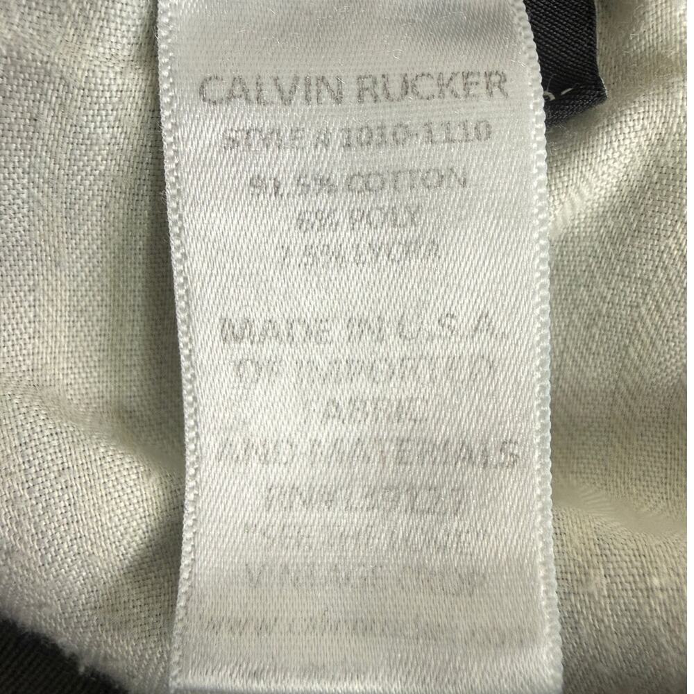 Calvin Rucker Vintage Cropped See The Love Mid Rise Jeans 5 Pocket 28 Light Wash - Picture 10 of 15